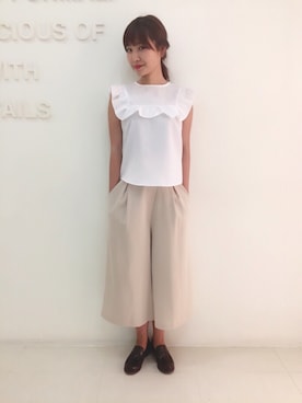 「snidel」｜manami Kinoshitaさん（レディース・163cm）の夏コーディネート