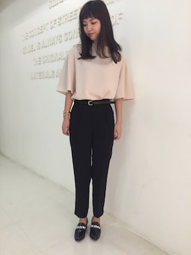 「snidel」｜manami Kinoshitaさん（レディース・163cm）の夏コーディネート