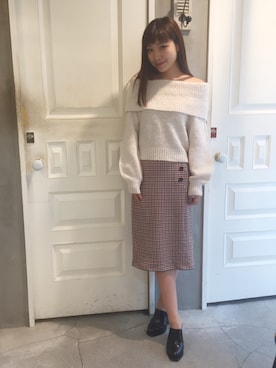 「snidel」｜manami Kinoshitaさん（レディース・163cm）の秋コーディネート