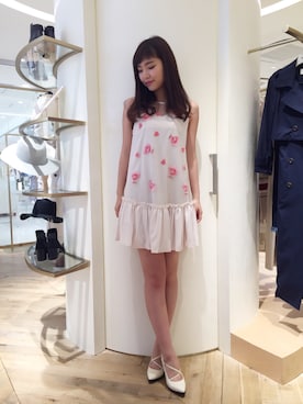 「SNIDEL（スナイデル）のアイテム（パンプス）」を使った、manami Kinoshitaさん（レディース・163cm）の春コーディネート