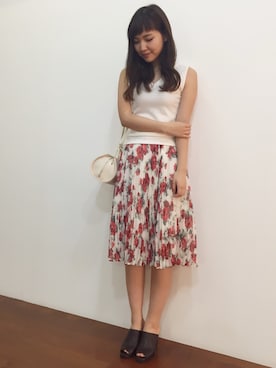 「snidel」｜「アイテム（バッグ）」を使った、manami Kinoshitaさん（レディース・163cm）の春コーディネート