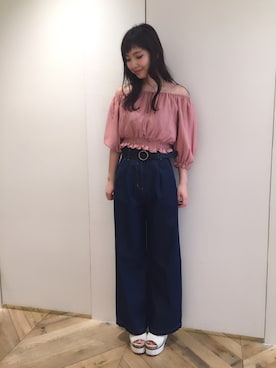 manami Kinoshitaさん（レディース・163cm）の春コーディネート