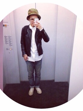「BEAMS BOY（ビームスボーイ）のアイテム（キャップ）」を使った、たろうさん（メンズ・168cm）の春コーディネート