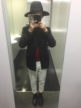 「Yohji Yamamoto（ヨウジヤマモト）のアイテム（カバーオール）」を使った、kouji0310さん（メンズ・177cm）の冬コーディネート