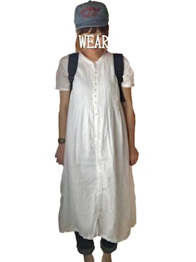 「merrier BEAMS（メリアビームス）のアイテム」を使った、まーとさん（レディース・159cm）の夏コーディネート