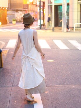 「MALAIKA（マライカ）のアイテム（その他）」を使った、amelieさん（レディース・156cm）の春コーディネート