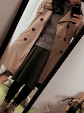 もぉちんさん（レディース・157cm）の冬コーディネート