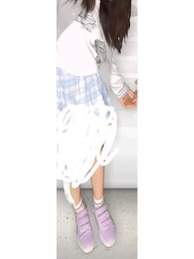 「中学生」｜「アイテム（スタジャン）」を使った、Lisaさん（レディース・153cm）の冬コーディネート