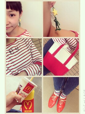 瀧ヶ崎志帆さん(レディース・166cm)の秋コーディネート