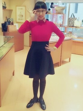 瀧ヶ崎志帆さん（レディース・166cm）の秋コーディネート