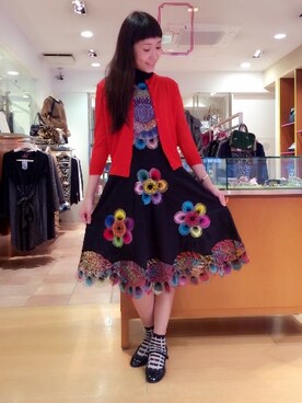 瀧ヶ崎志帆さん（レディース・166cm）の秋コーディネート