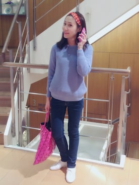 瀧ヶ崎志帆さん（レディース・166cm）の冬コーディネート