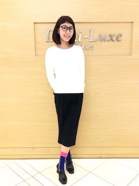 瀧ヶ崎志帆さん（レディース・166cm）の春コーディネート