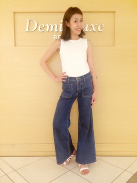 瀧ヶ崎志帆さん（レディース・166cm）の夏コーディネート