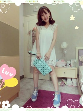 Momo Liuさん(レディース・155cm)の春コーディネート