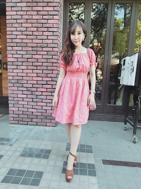 Momo Liuさん（レディース・155cm）の春コーディネート