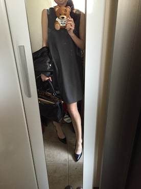 「STUNNING LURE（スタニングルアー）のアイテム（ワンピース）」を使った、Yuiさん（レディース・160cm）の秋コーディネート