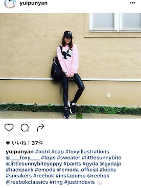 「F（エッフェ）のアイテム（帽子）」を使った、Yuiさん（レディース・160cm）の秋コーディネート