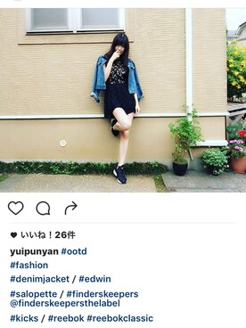 「Finders Keepers（フィンダーズキーパーズ）のアイテム」を使った、Yuiさん（レディース・160cm）の秋コーディネート