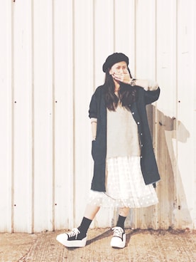 「PANERAI（パネライ）のアイテム」を使った、小寶さん（レディース・160cm）の夏コーディネート