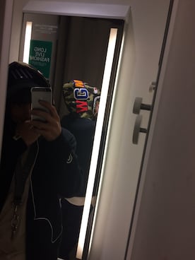 「Bape」｜「アイテム（アクセサリー）」を使った、きいさん（メンズ・165cm）の秋コーディネート