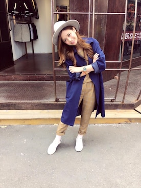 「Marjorie（マージョリー）のアイテム（ジャケット/アウター）」を使った、Keira さん（レディース・157cm）の春コーディネート