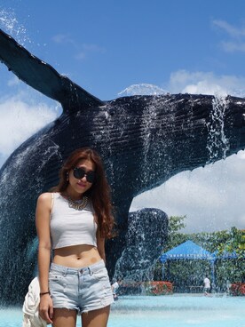 「Australia」｜「アイテム（アクセサリー）」を使った、AshleyashTさん（レディース・170cm）の夏コーディネート