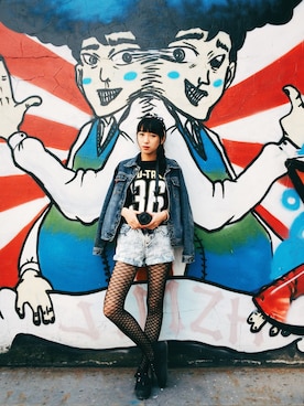 「streetsnap」｜「アイテム（その他）」を使った、katsura haruさん（レディース・160cm）の春コーディネート