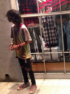 「SPINNS（スピンズ）のアイテム（その他）」を使った、Kennyさん（メンズ・171cm）の春コーディネート