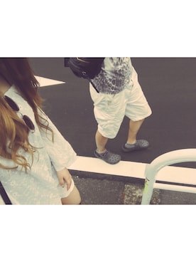 「MOUSSY（マウジー）のアイテム（チュニック）」を使った、まりのんさん（レディース・154cm）の夏コーディネート
