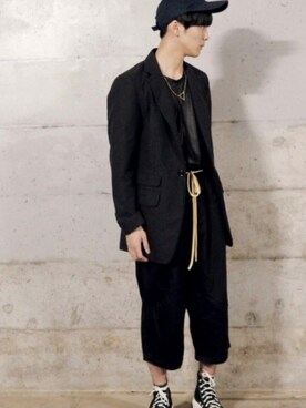 「banal chic bizarre」｜「アイテム（パンツ）」を使った、808Collectionさん（メンズ・170cm）の秋コーディネート