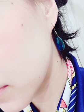 「アイテム（ピアス（両耳用））」を使った、yuki ♡さん（レディース・162cm・30代）の秋コーディネート
