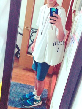 「glory crew（グローリークルー）のアイテム（その他パンツ）」を使った、せいどうさん（メンズ・165cm）の夏コーディネート