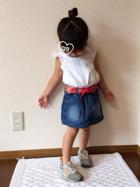 「JOURNAL STANDARD（ジャーナルスタンダード）のアイテム（ファッション雑貨）」を使った、大宮SKさん（キッズ・90cm）の夏コーディネート