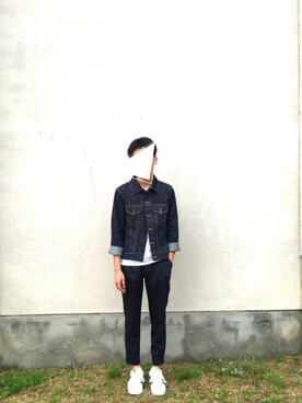 「BACK NUMBER（バックナンバー）のアイテム（スラックス）」を使った、さとうさん（メンズ・170cm）の春コーディネート