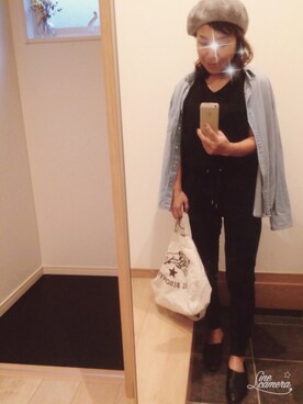 「ベレー帽推奨委員会」｜apricotさん（レディース・150cm）の秋コーディネート