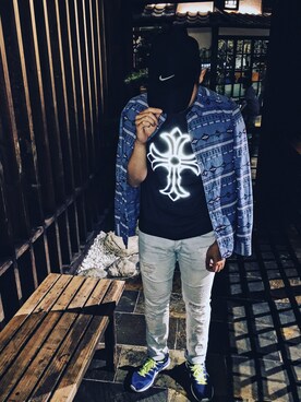 「Chrome Hearts」｜「アイテム（その他シューズ）」を使った、和さん（メンズ・175cm）の秋コーディネート