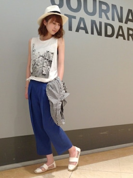 Kandaさん（レディース・166cm）の夏コーディネート