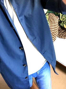 「アイテム（ステンカラーコート）」を使った、sさん（メンズ・171cm・10代）の春コーディネート