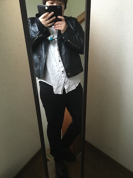 「aveil（アベイル）のアイテム（パンツ）」を使った、のんくまポケットさん（レディース・156cm）の春コーディネート