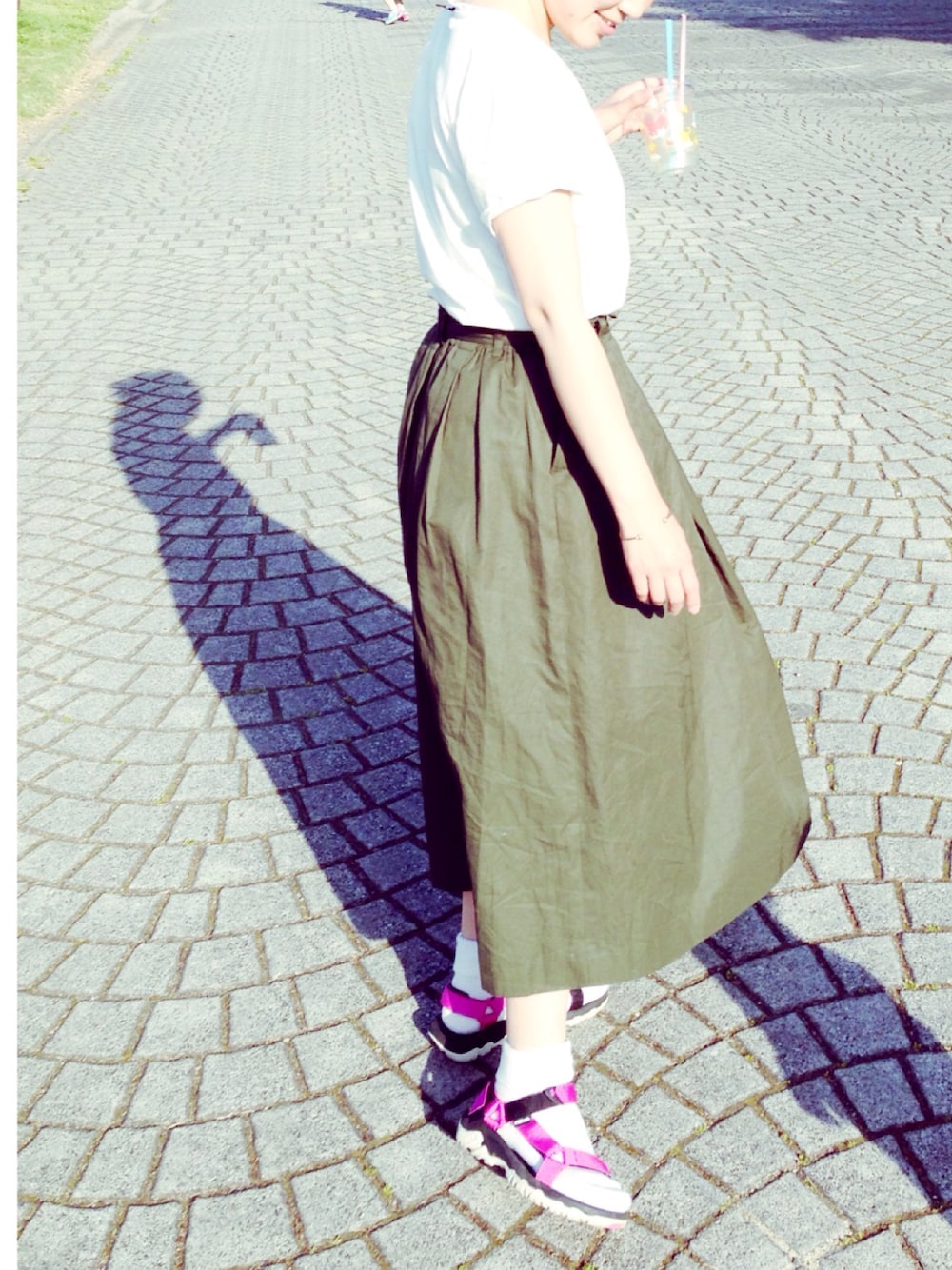 chiePuさんの「【予約】＜steven alan＞BELTED SKIRT/ｽｶｰﾄ ∵§（Steven Alan）」を使ったコーディネート