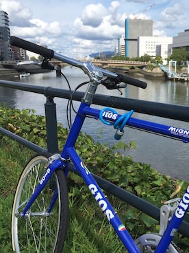 「GIOS（ジオス）のアイテム」を使った、イキってるおじさんさん（メンズ・165cm）の秋コーディネート