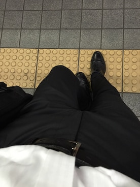 「grenson」｜イキってるおじさんさん（メンズ・165cm）の秋コーディネート