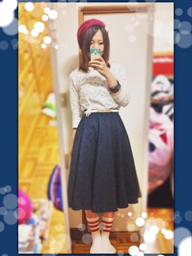 あかりんさん（レディース・158cm）の秋コーディネート