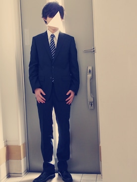 「SUIT.（スーツ）のアイテム」を使った、クラマーさん（メンズ・174cm）の冬コーディネート
