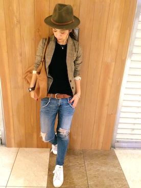 KASUMIさん（レディース・161cm）の秋コーディネート