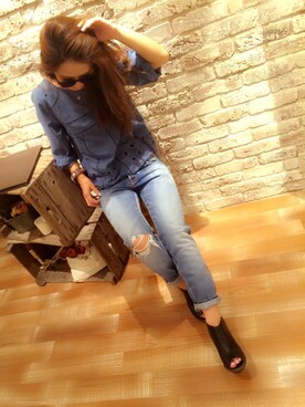 KASUMIさん（レディース・161cm）の冬コーディネート