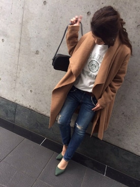 KASUMIさん(レディース・161cm)の冬コーディネート