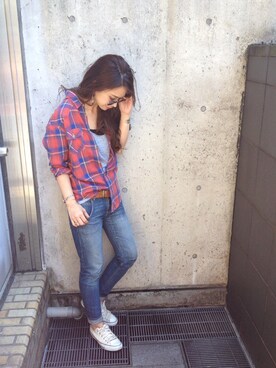 KASUMIさん（レディース・161cm）の春コーディネート