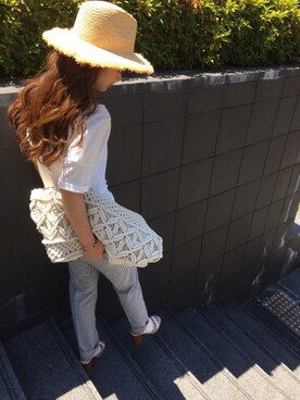 KASUMIさん（レディース・161cm）の夏コーディネート